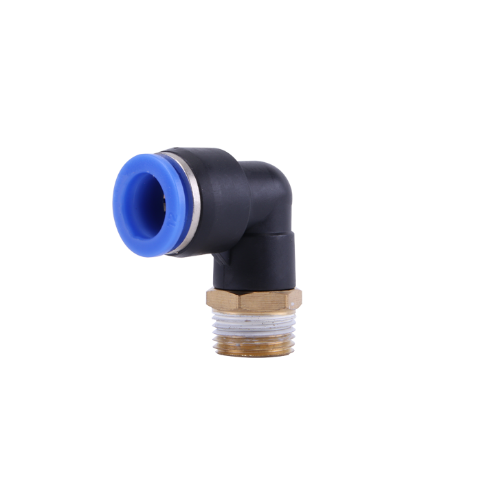 Quick insertion elbow pl